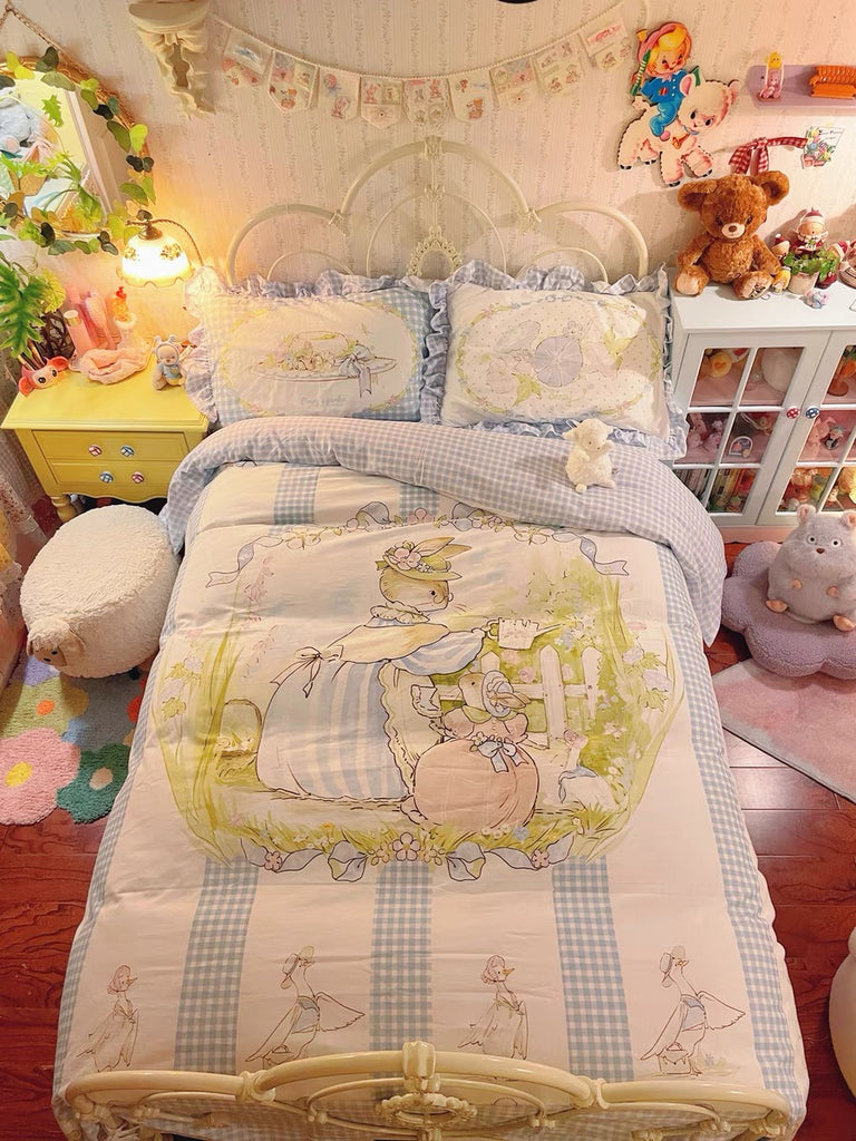 Bunny’s garden licensed bedding set cotton