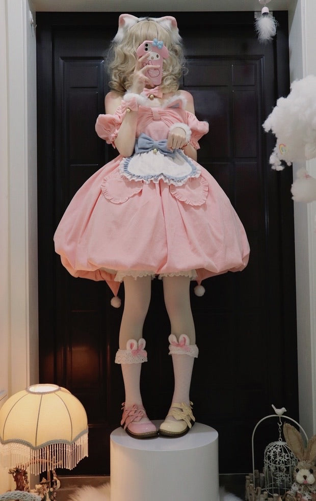 buy 1 dress get 1 dress free limited time only magic cat maid Lolita dress please read product info page