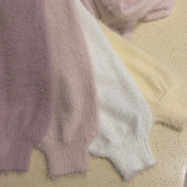 Soft colour pastel cardigan
